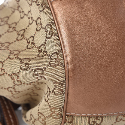 Gucci Monogram Medium Sukey Boston Bronze 9 of 10