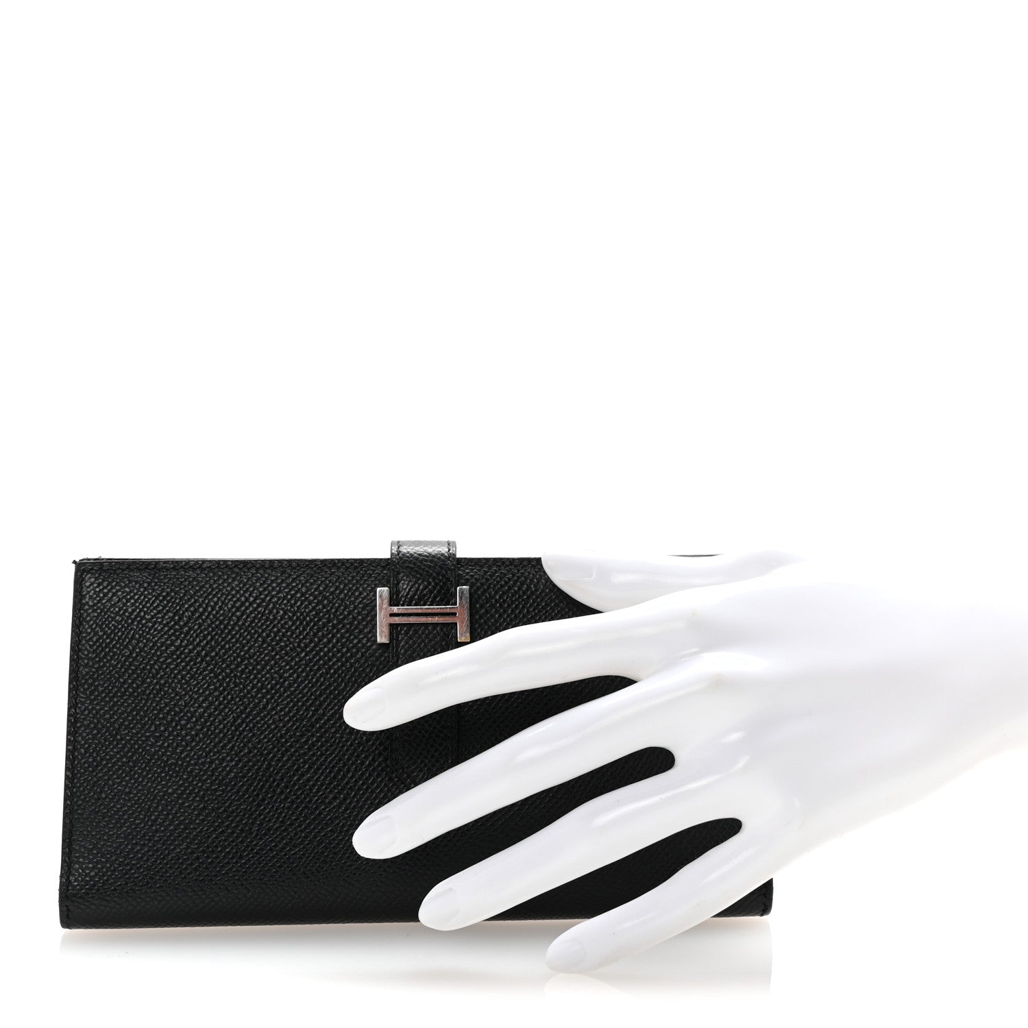 Hermes Epsom Bearn Gusset Wallet Black 2 of 6