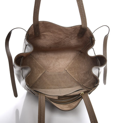 Celine Soft Grained Calfskin Small Belt Cabas Phantom Taupe 5 of 7