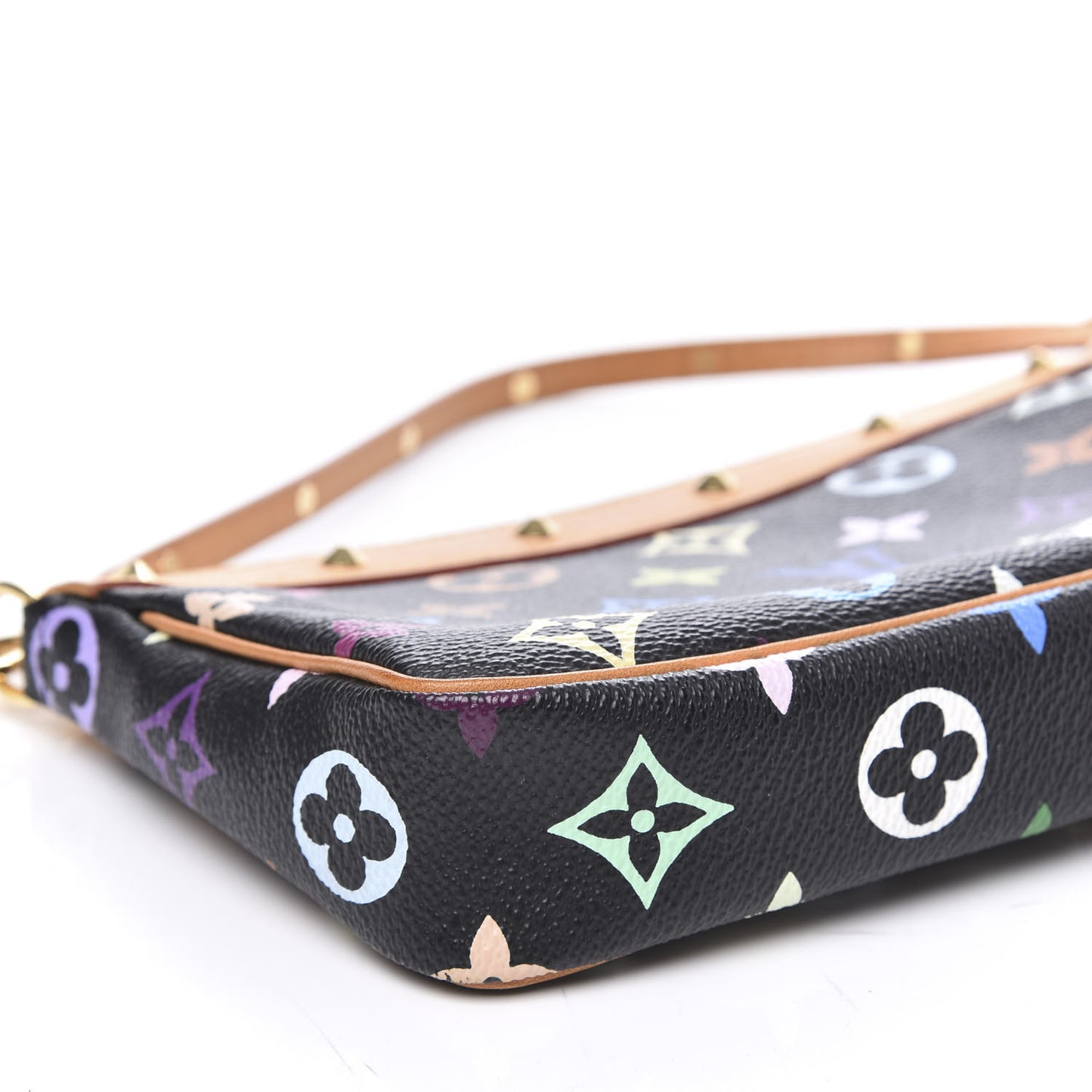 Monogram Multicolor Pochette Accessories Black