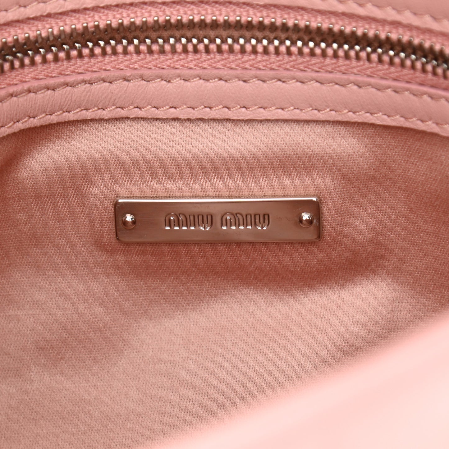 Nappa Patch Pearl Shoulder Bag Orchidea