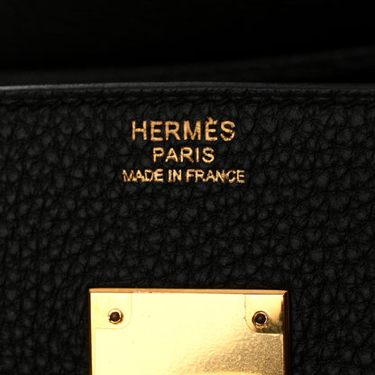 Hermes Togo Birkin 30 Black 6 of 9
