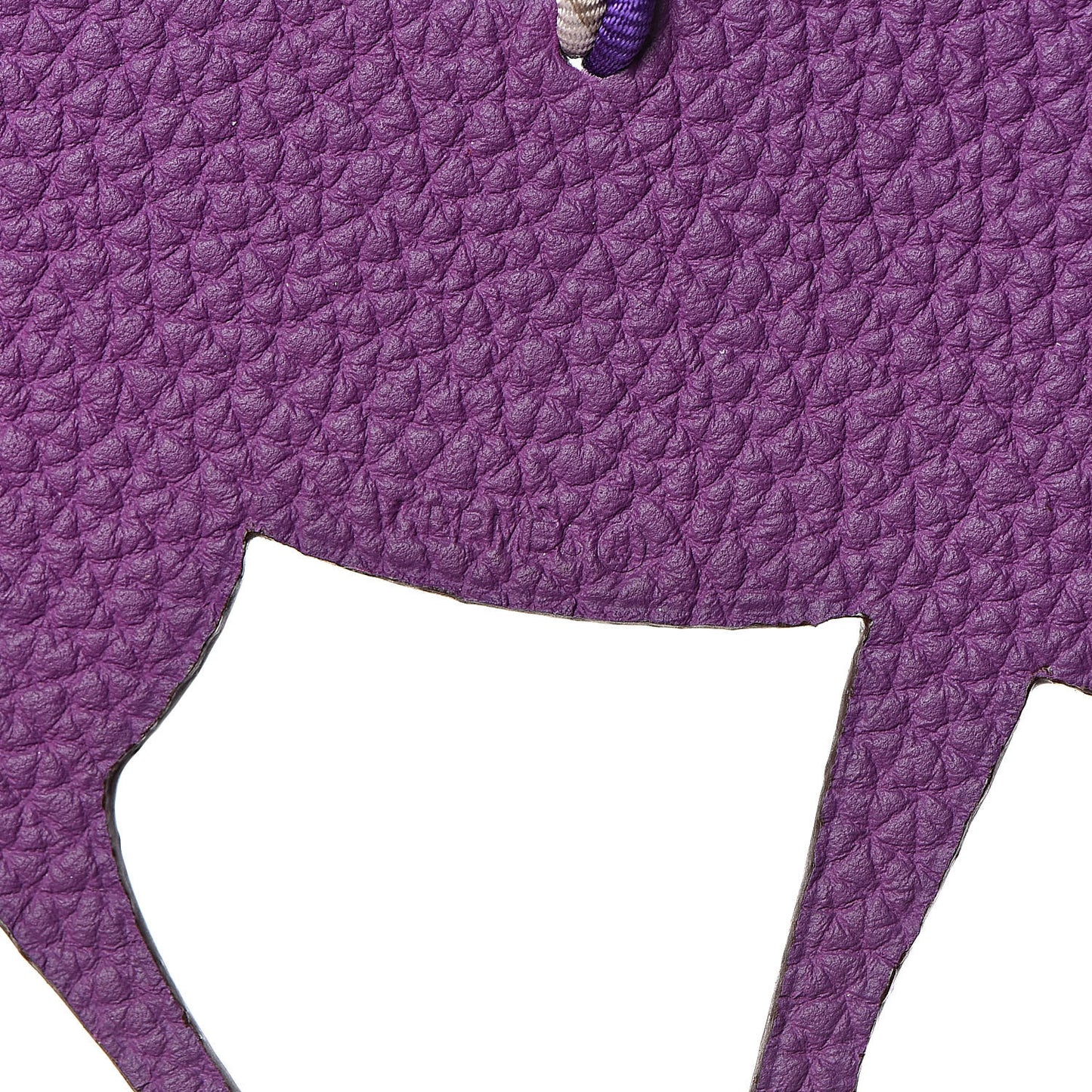 Epsom Togo Petit H Bag Charm Horse GM Vert Anglais Anemone