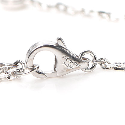 Cartier 18K White Gold Diamond SM D'Amour Bracelet 5 of 6