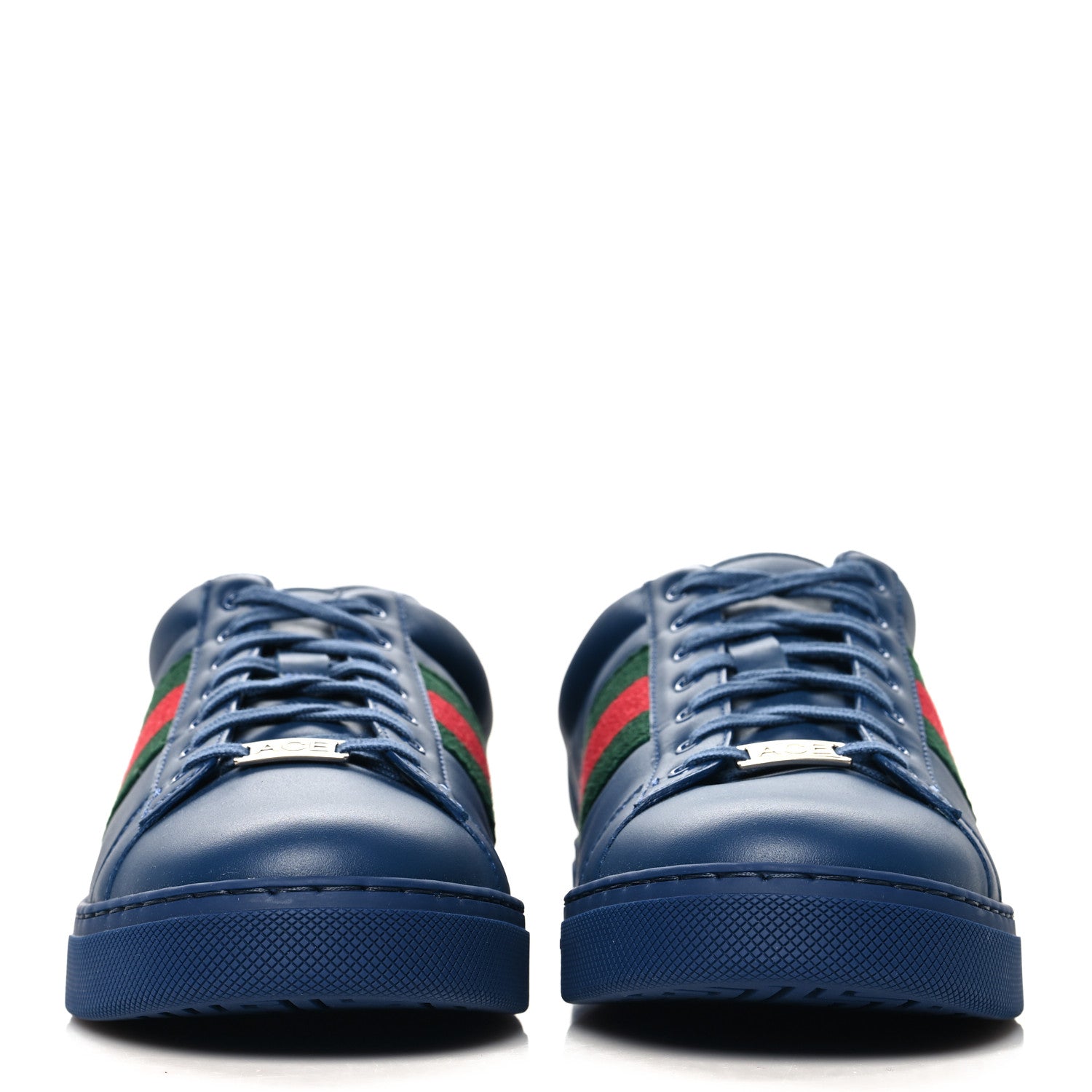 Gucci Ultralight Plume Calfskin Web Mens New Ace Sneakers 9 Royale 3 of 10