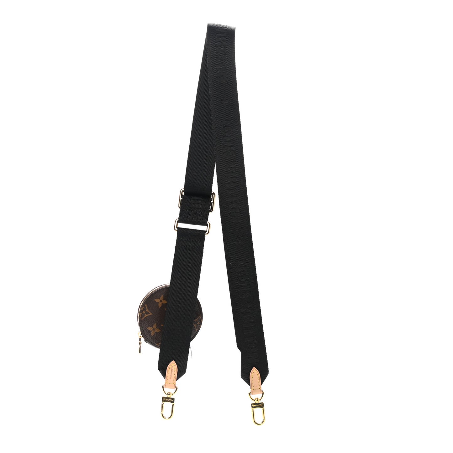 Monogram Multi Pochette Accessories Bandouliere Shoulder Strap Black