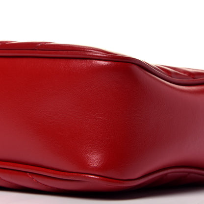 Saint Laurent Calfskin Matelasse Monogram Lou Camera Bag Rouge Eros 9 of 9
