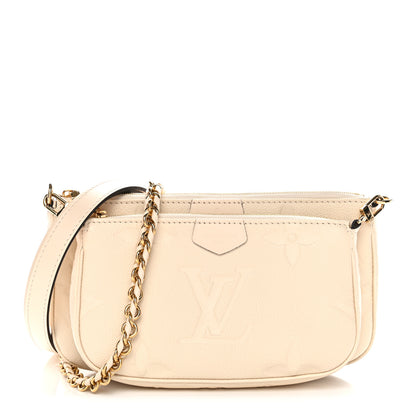 Louis Vuitton Empreinte Monogram Giant Multi Pochette Accessories Cream 1 of 11