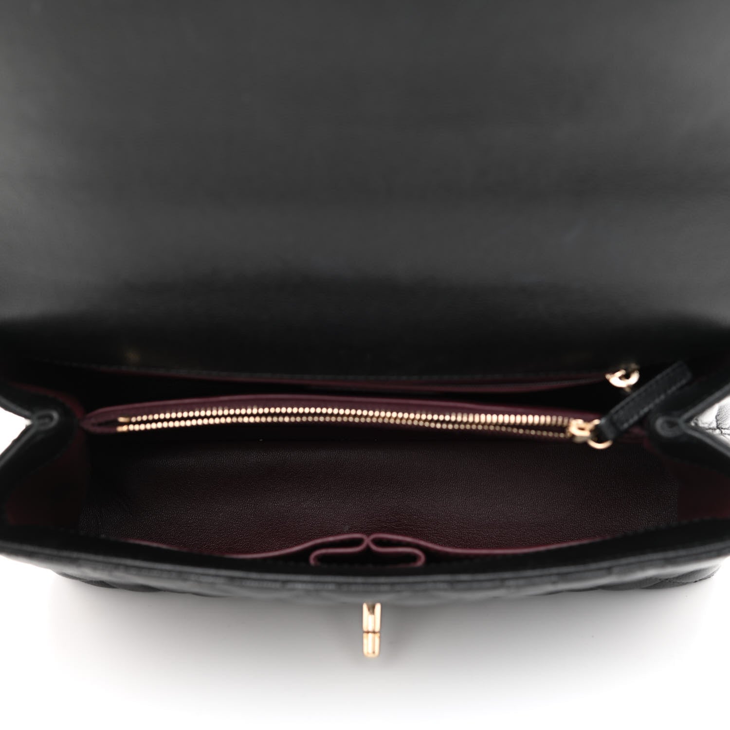Chanel Caviar Quilted Small Coco Handle Flap Black 5 of 10