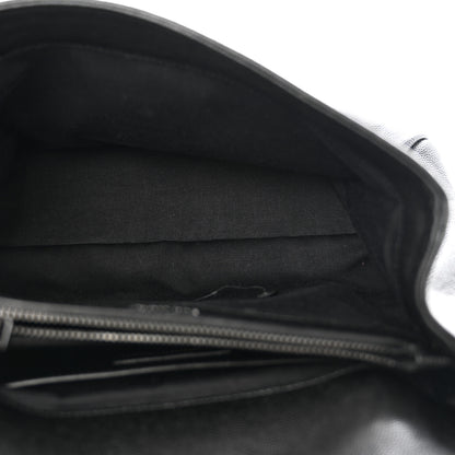 Saint Laurent Grain De Poudre Medium West Hollywood Monogram Fold-Over Black 5 of 14