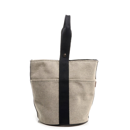 Hermes Toile Saxo PM Natural and Black 1 of 11