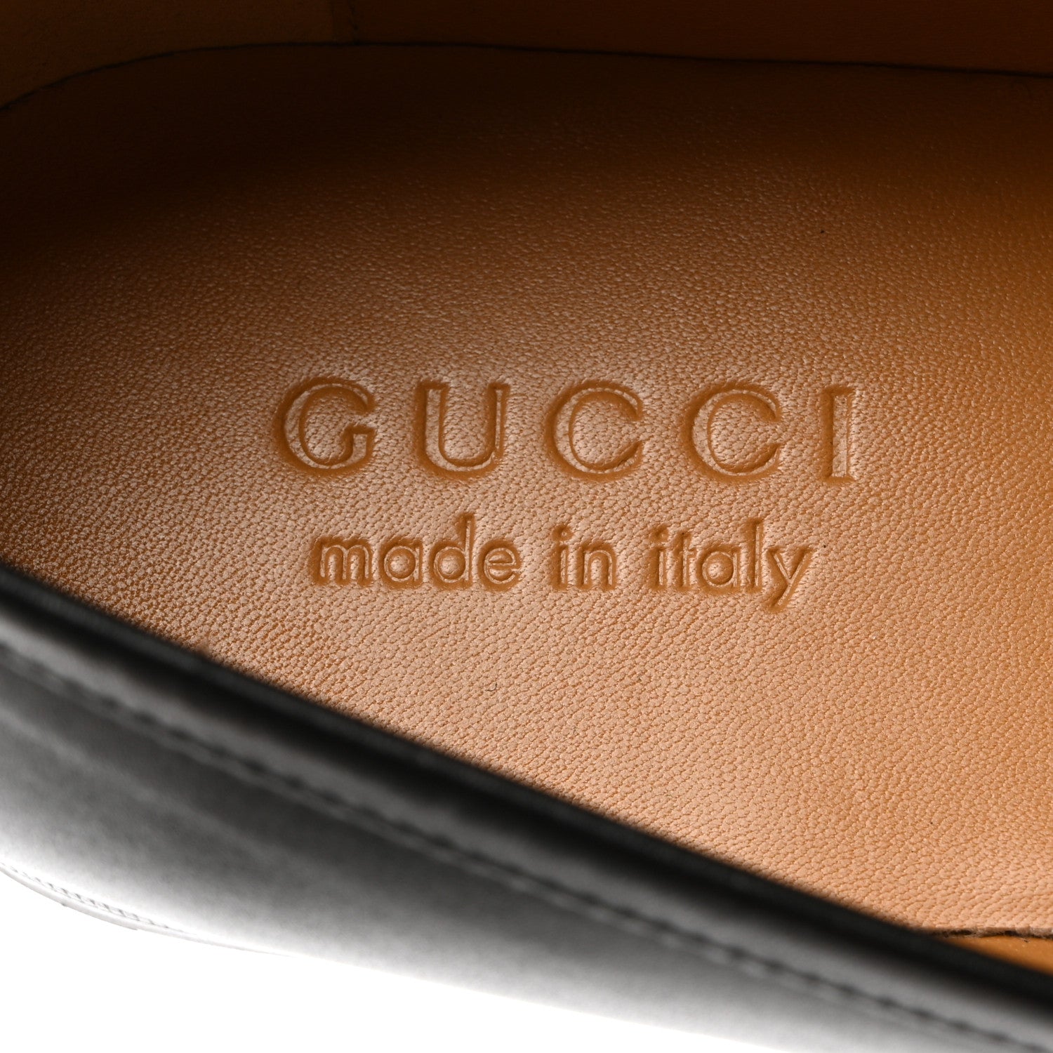 Gucci Calfskin Horsebit Mens Jordaan Loafers 7 Black 6 of 9