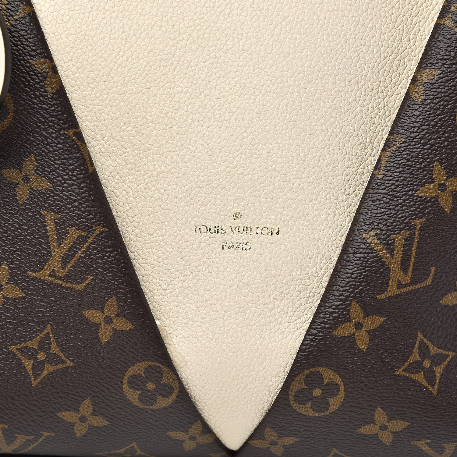 Louis Vuitton Monogram Braided V Tote MM Creme 10 of 10