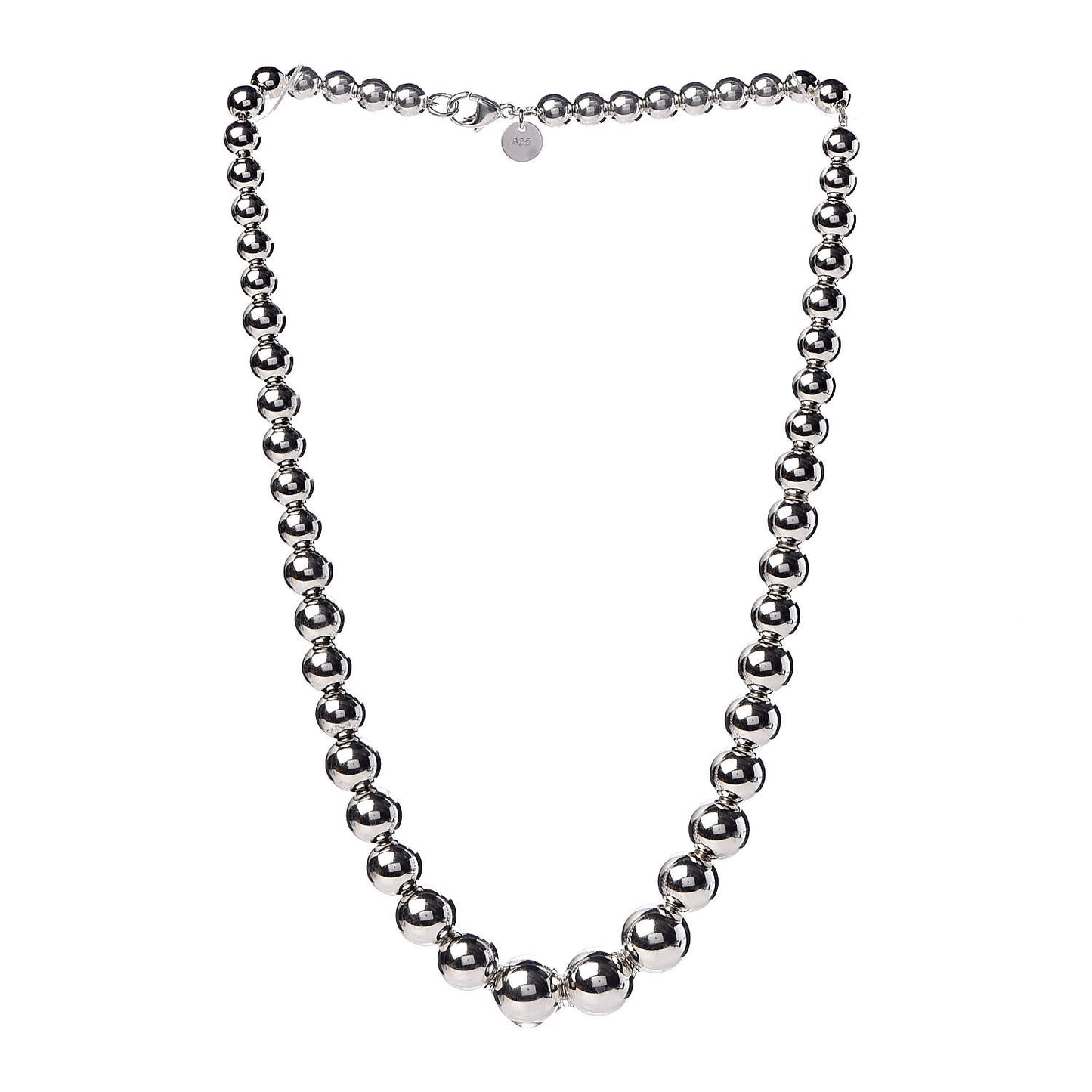 Sterling Silver HardWear Graduated Ball Necklace