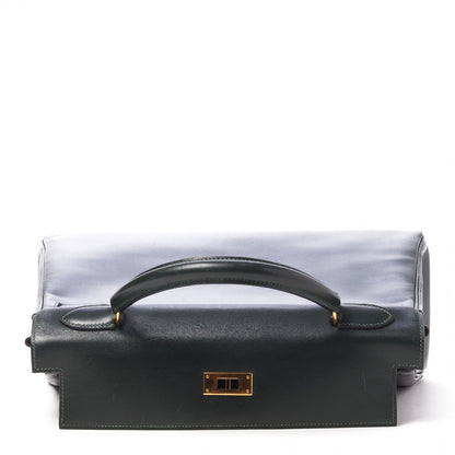 Hermes Box Kelly Sellier 32 Vert Fonce 15 of 32