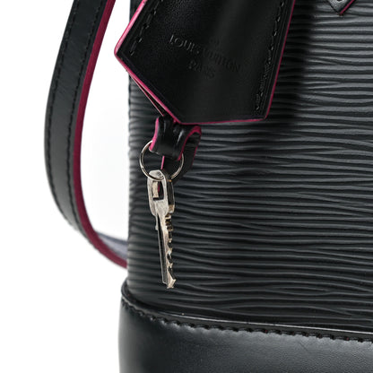 Louis Vuitton Epi Alma BB Black Hot Pink 10 of 12