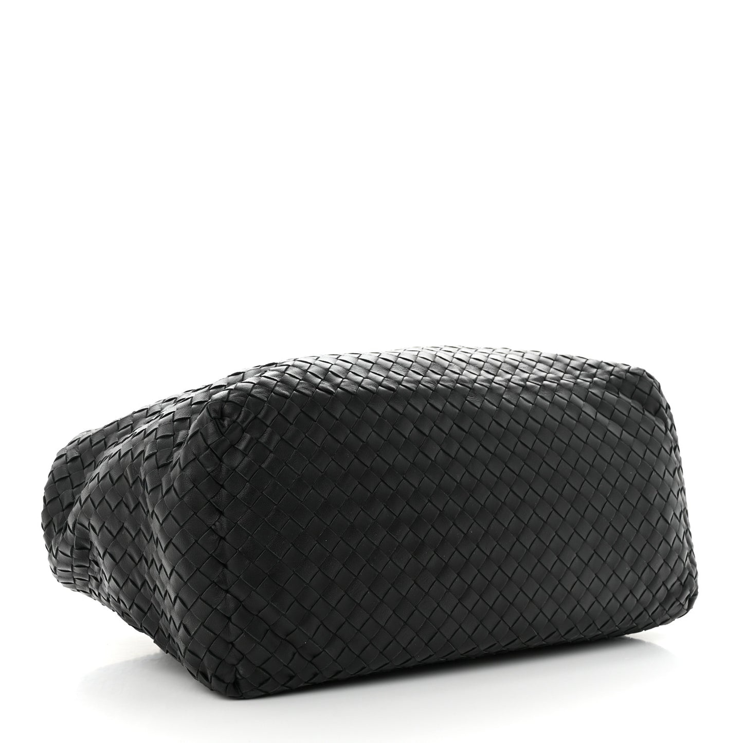 Nappa Intrecciato Ayers Brick Tote Black