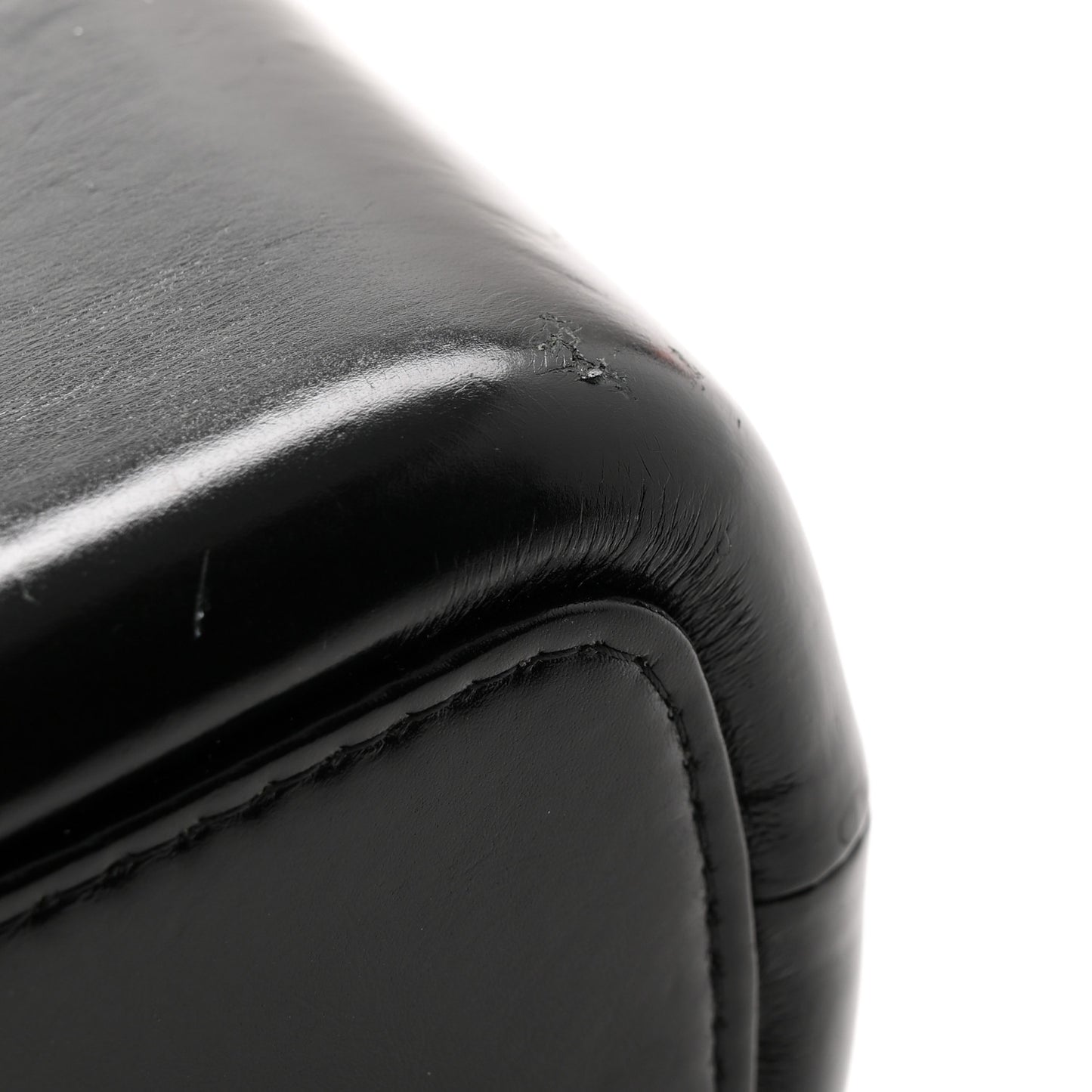 Aged Calfskin Quilted Large Gabrielle Hobo Black