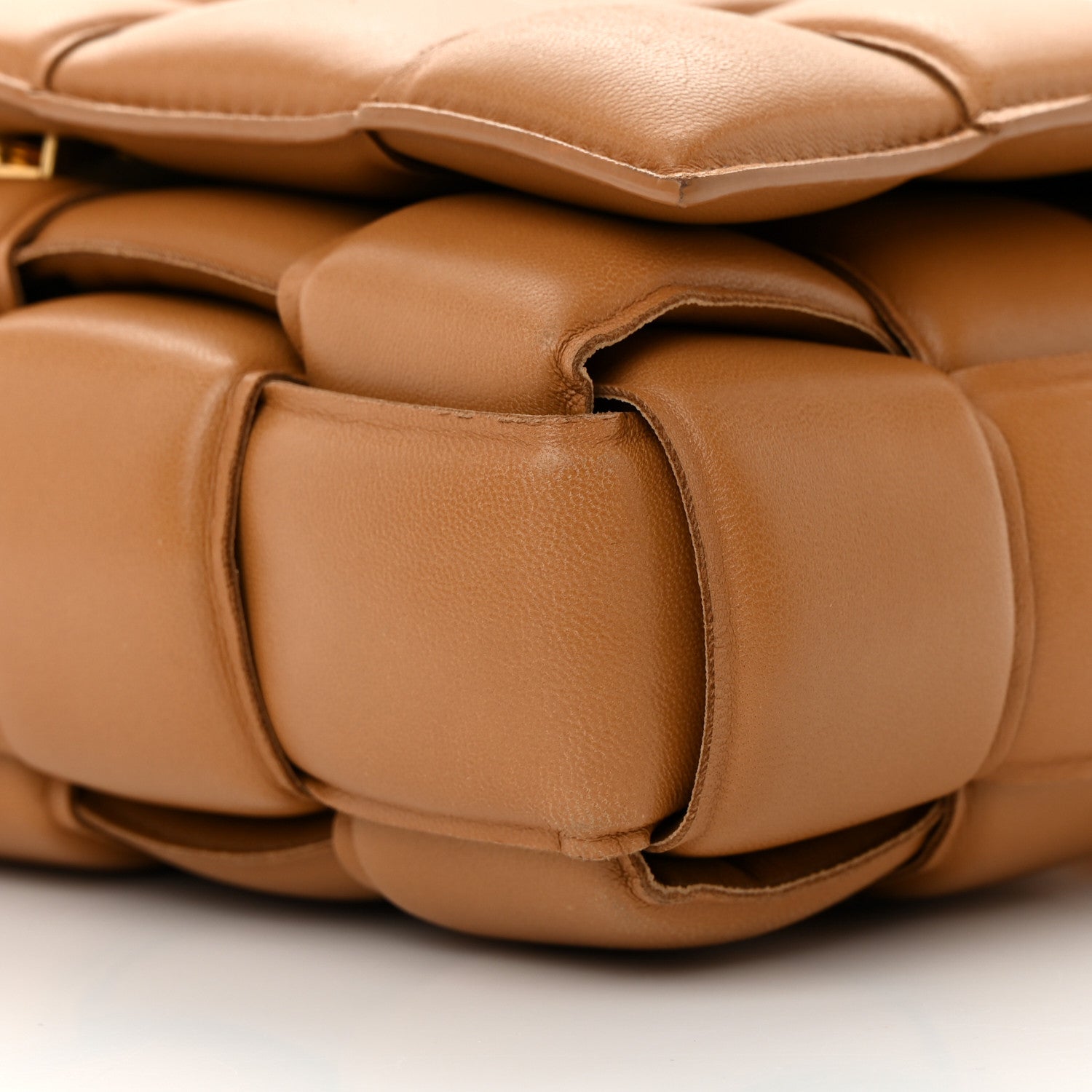 Bottega Veneta Nappa Maxi Intreccio Padded Cassette Crossbody Bag Caramel 10 of 18