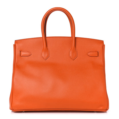 Hermes Epsom Birkin 35 Orange 4 of 34