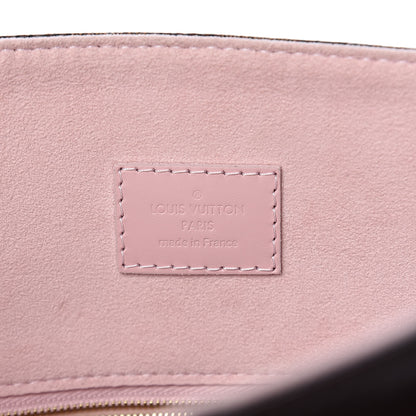 Louis Vuitton Damier Ebene Caissa Hobo Rose Ballerine 8 of 10