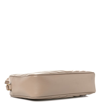 Saint Laurent Calfskin Matelasse Monogram Lou Camera Bag Dark Beige 4 of 18