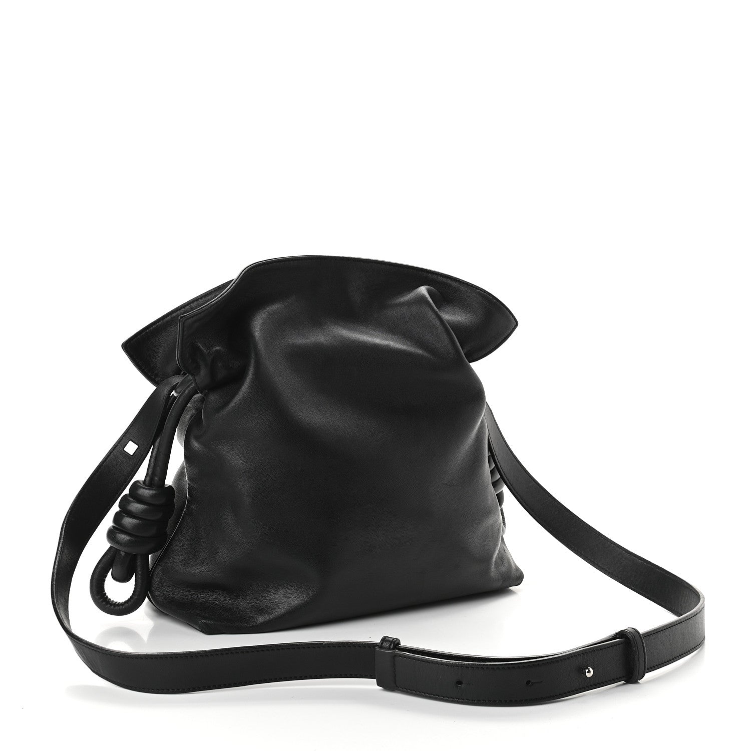 Loewe Calfskin Small Flamenco Knot Bag Black 3 of 8