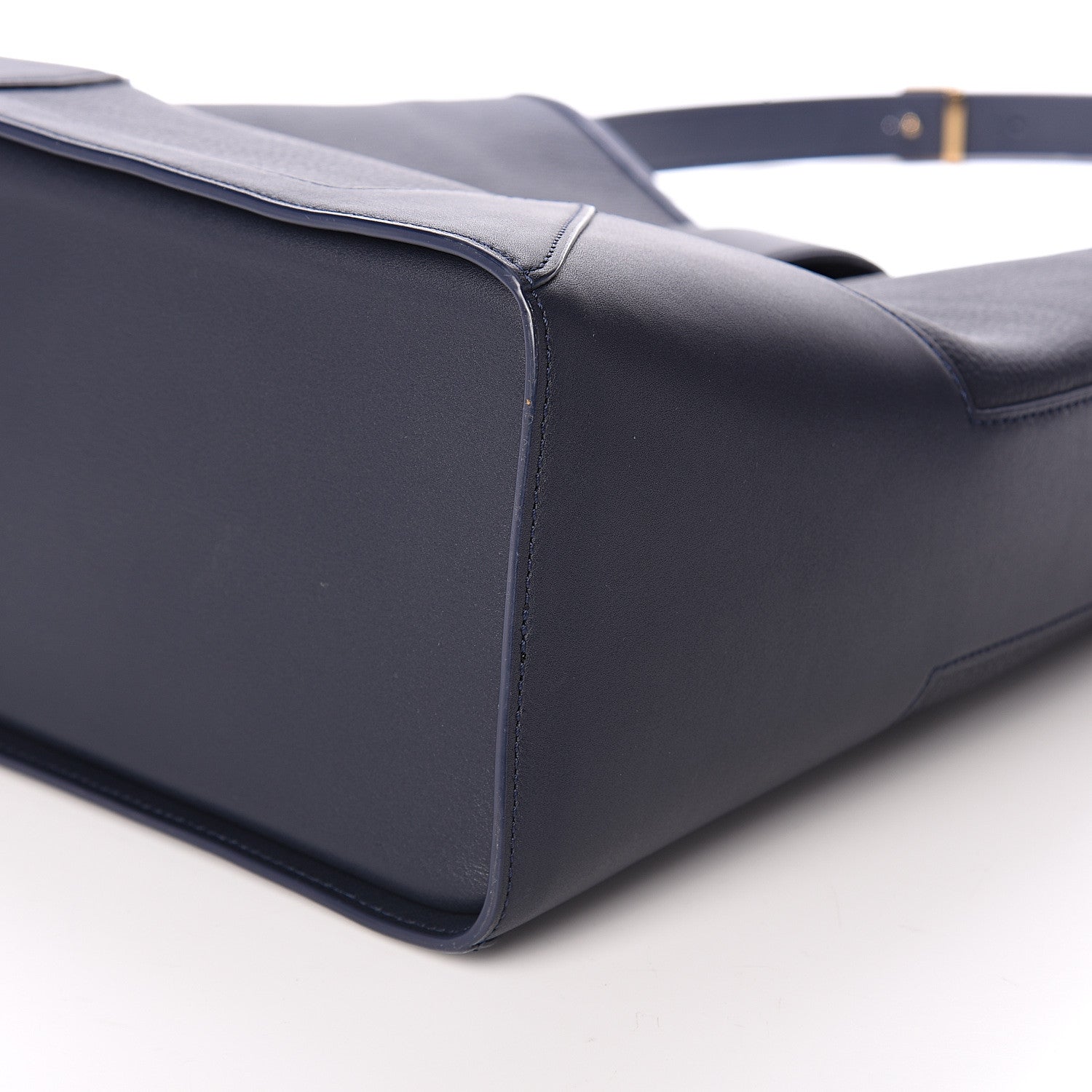 MCM Calfskin Claudia Crossbody Bag True Navy 8 of 8