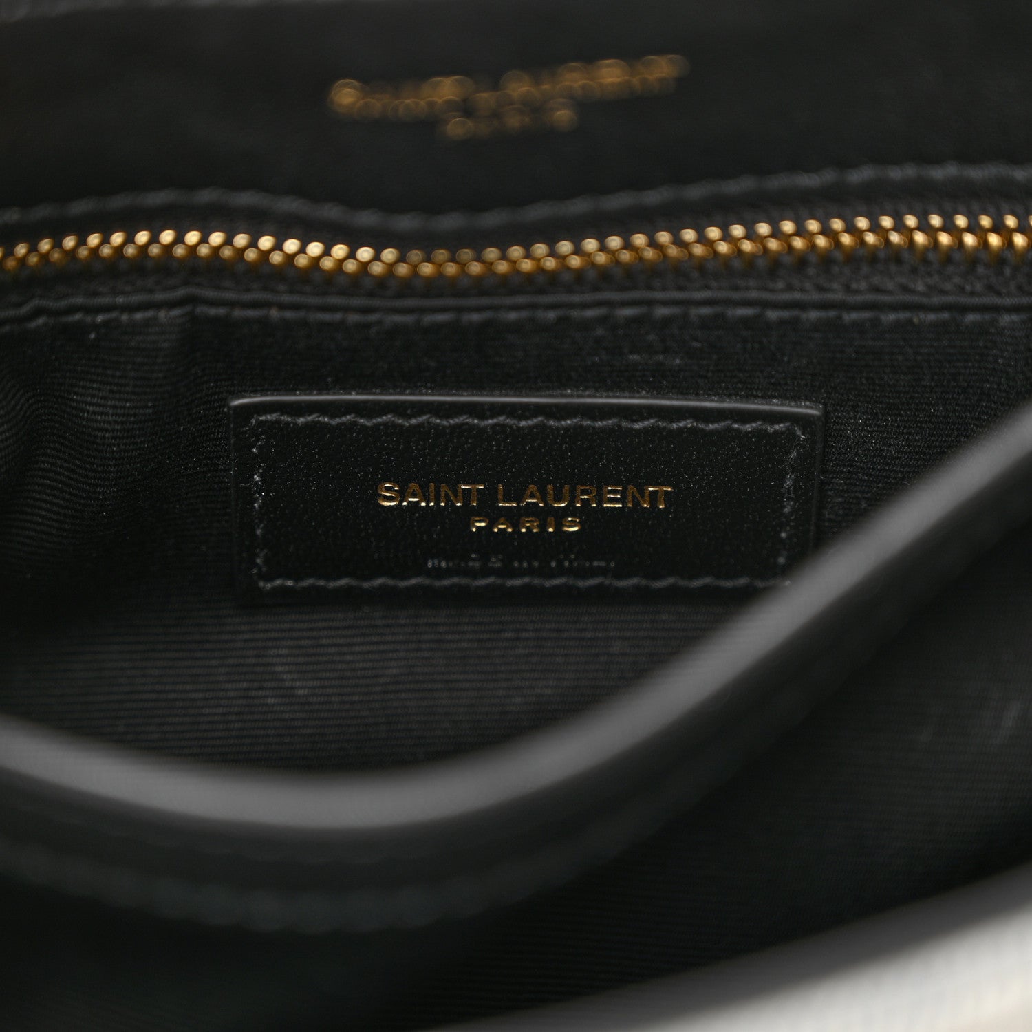 Saint Laurent Denim Y Quilted Monogram Toy Loulou Crossbody Bag Grey 6 of 11