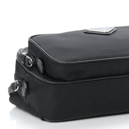 Prada Tessuto Nylon Saffiano Belt Bag Black 8 of 9