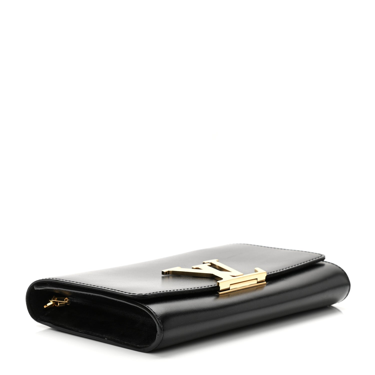 Louis Vuitton Calfskin Chain Louise GM Black 3 of 9