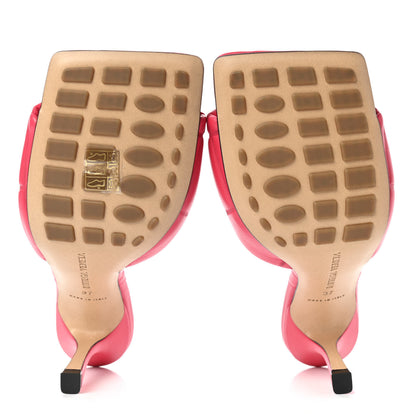 Bottega Veneta Nappa Quilted Rubber Lido Mule Sandals 37 Lollipop 5 of 7