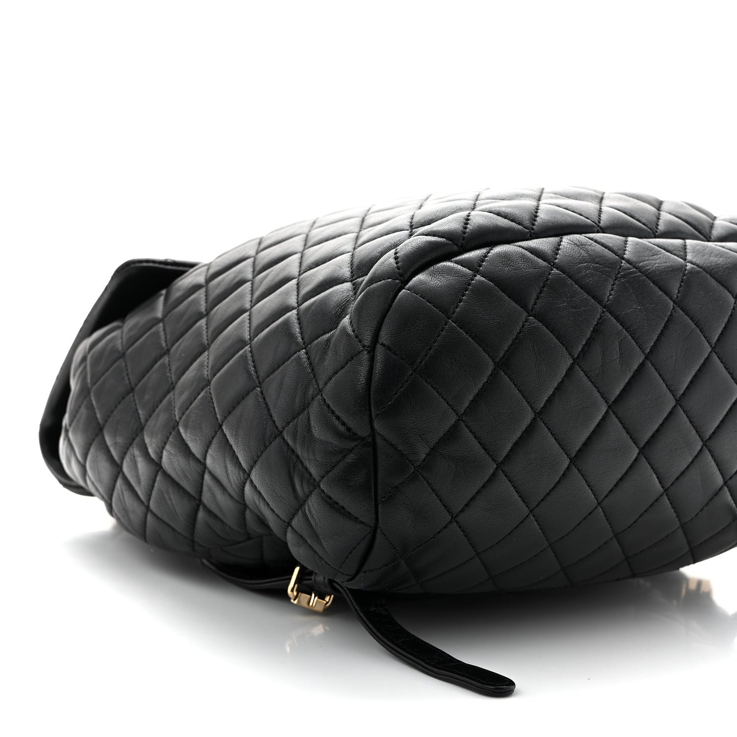 Lambskin Quilted Large Urban Spirit Backpack Black