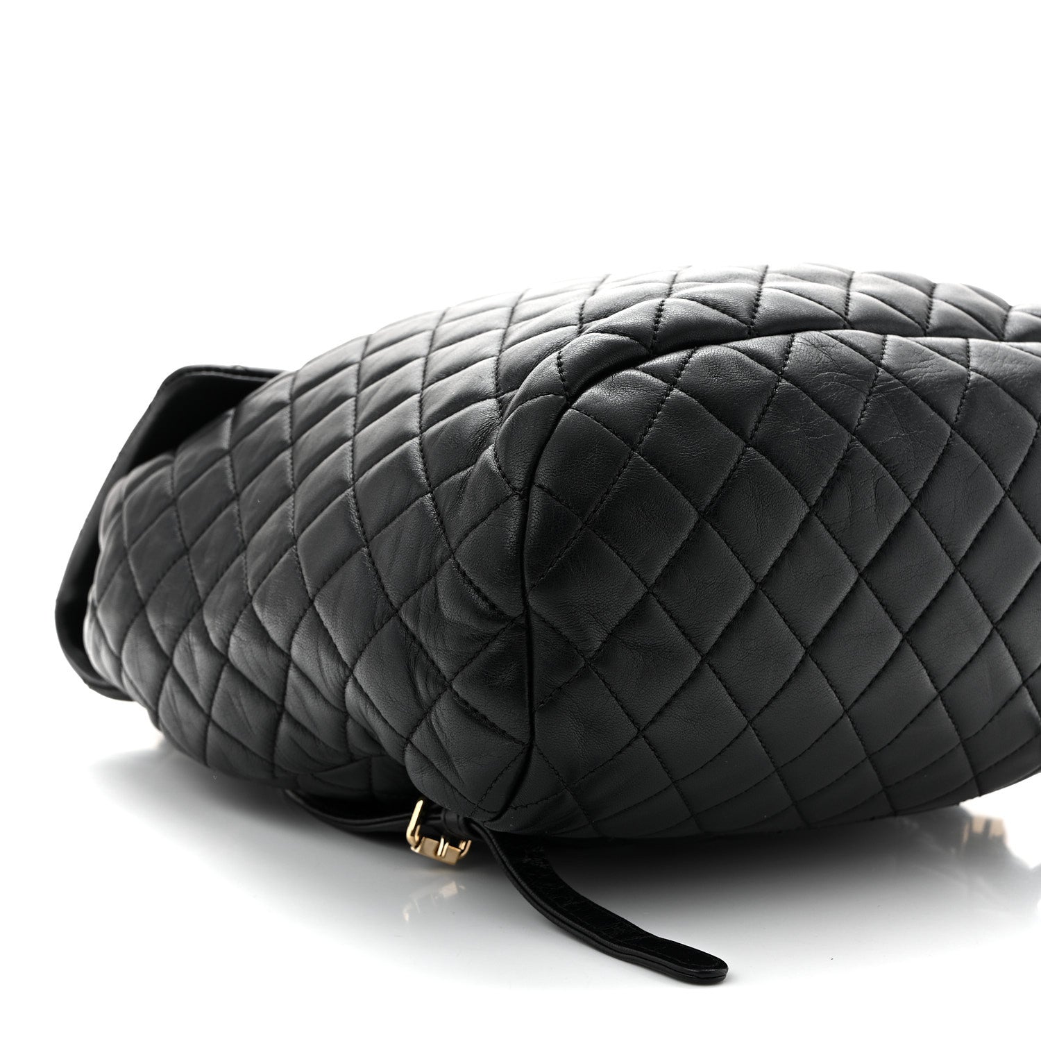 Chanel Lambskin Quilted Large Urban Spirit Backpack Black 9 of 10