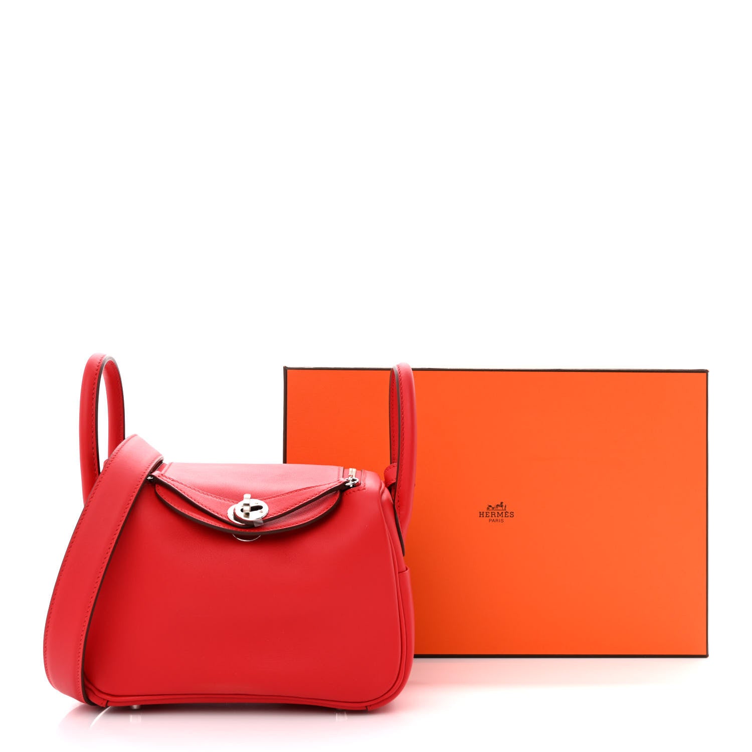 Hermes Swift Mini Lindy 20 Rouge de Coeur 11 of 11