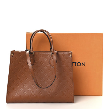 Louis Vuitton Empreinte Monogram Onthego MM Cognac 10 of 10