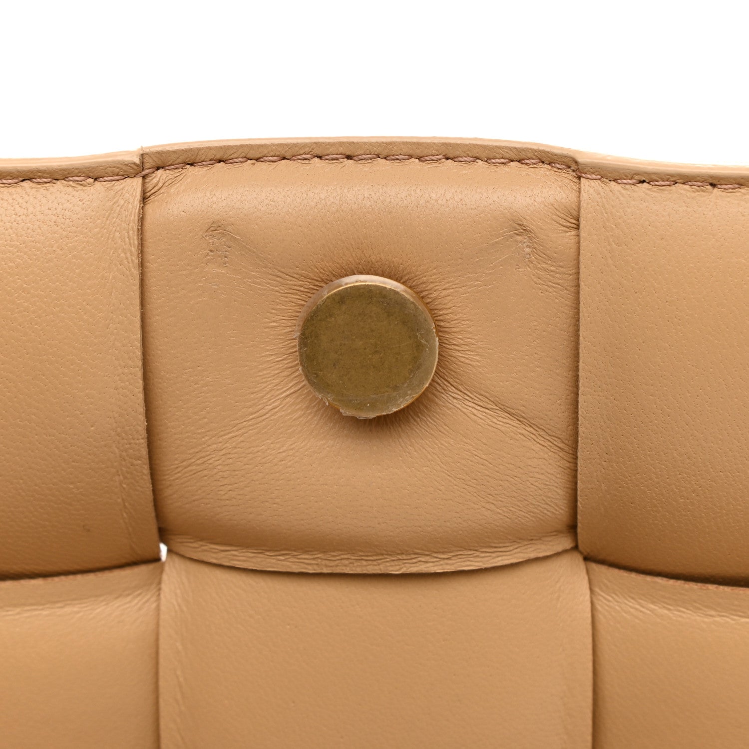 Bottega Veneta Nappa Maxi Intreccio Padded Cassette Crossbody Bag Almond 10 of 10