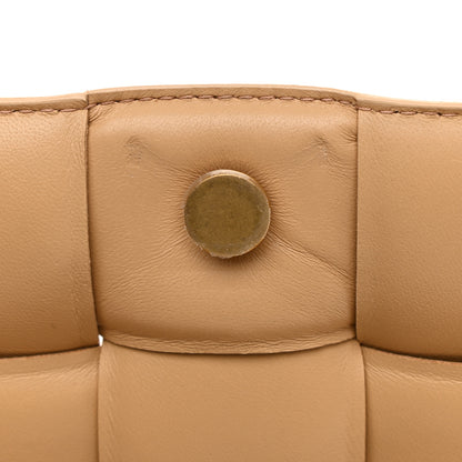 Bottega Veneta Nappa Maxi Intreccio Padded Cassette Crossbody Bag Almond 10 of 10