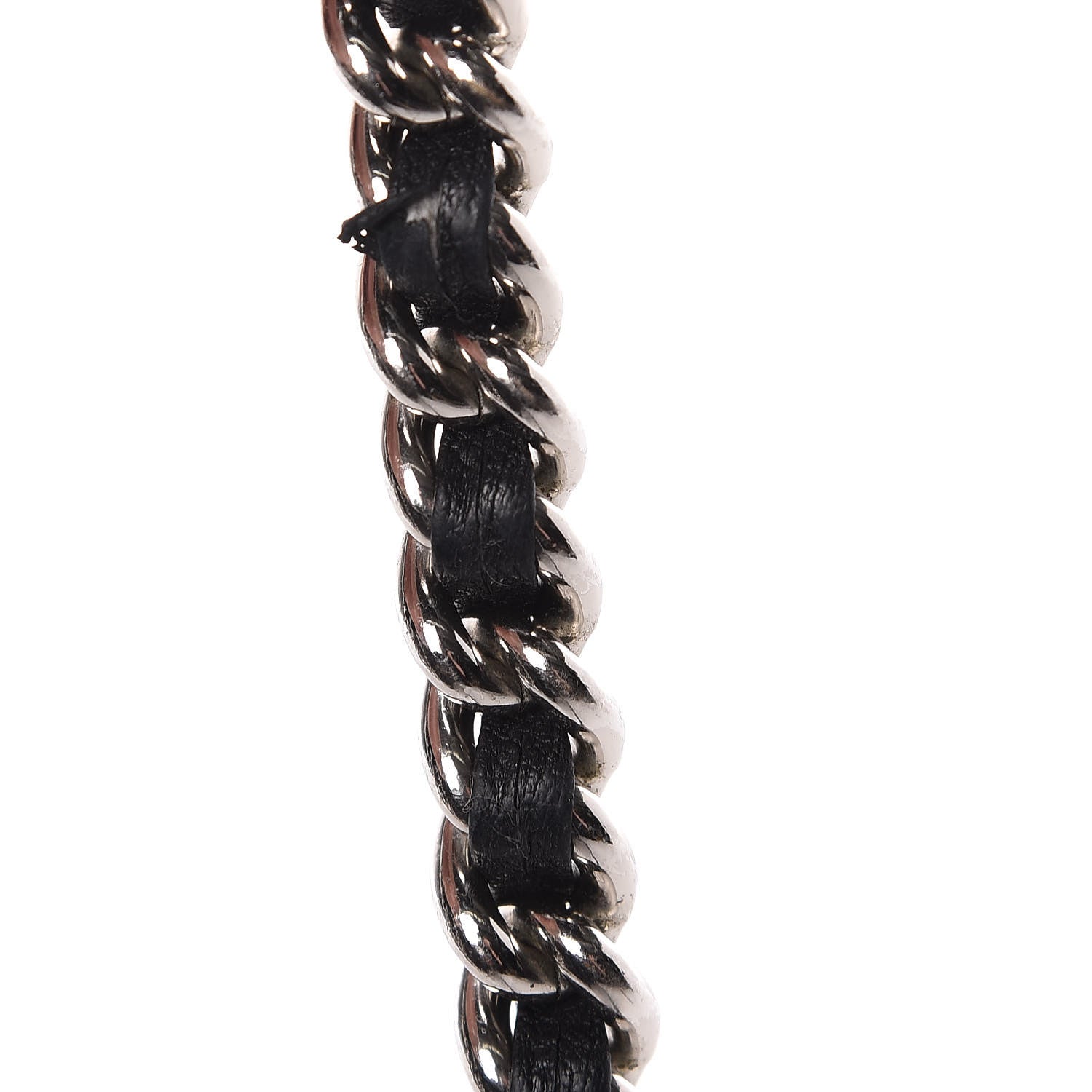 Chanel Washed Lambskin Quilted Medium Chain Around Messenger Black 14 of 14