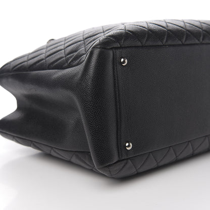 Chanel Caviar Quilted XL Grand Shopping Tote GST Black 12 of 20