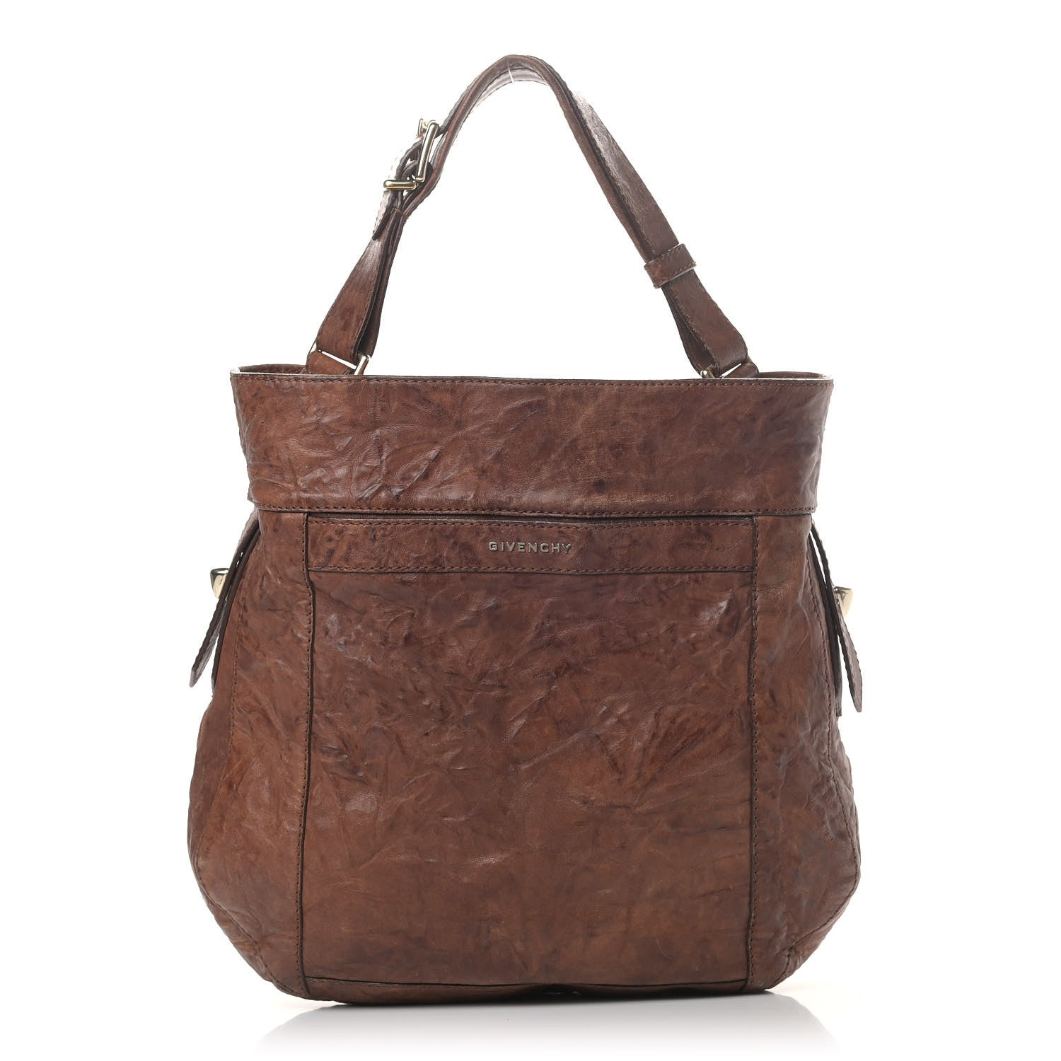 Givenchy Tumbled Sheepskin Moyen Hobo Brown 1 of 7