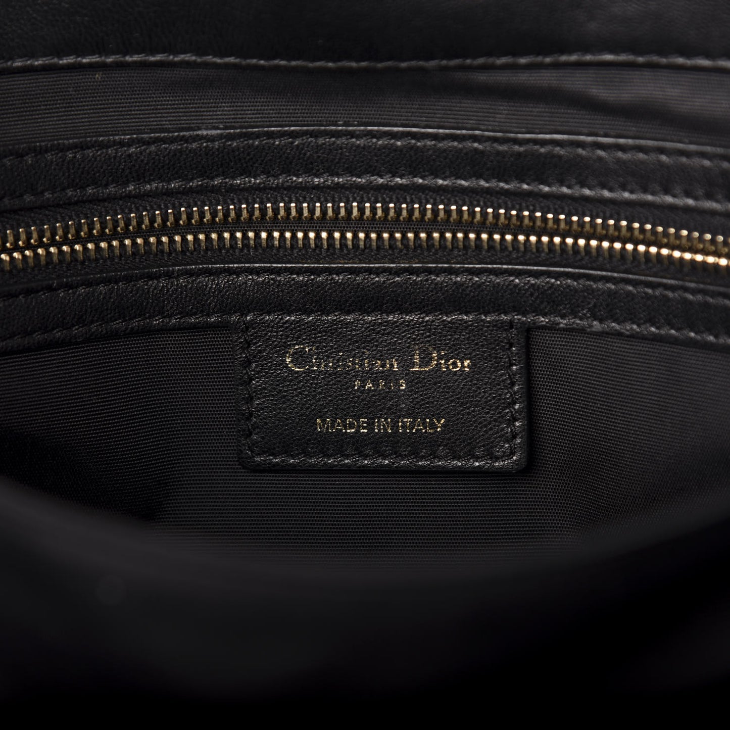 Lambskin Cannage New Lock Flap Black
