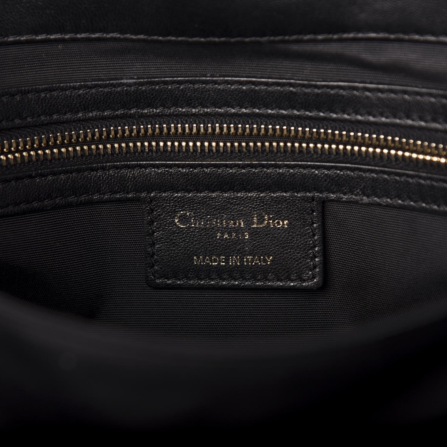 Christian Dior Lambskin Cannage New Lock Flap Black 6 of 10