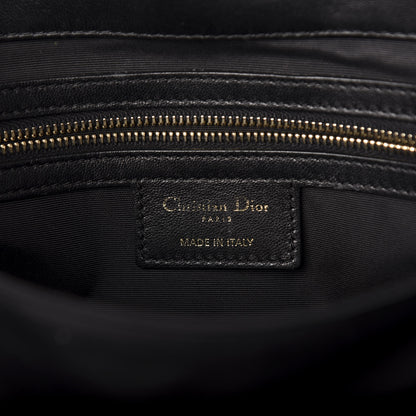 Christian Dior Lambskin Cannage New Lock Flap Black 6 of 10