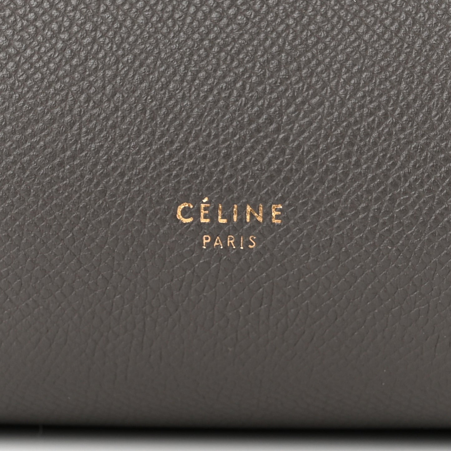 Grained Calfskin Micro Belt Bag Grey
