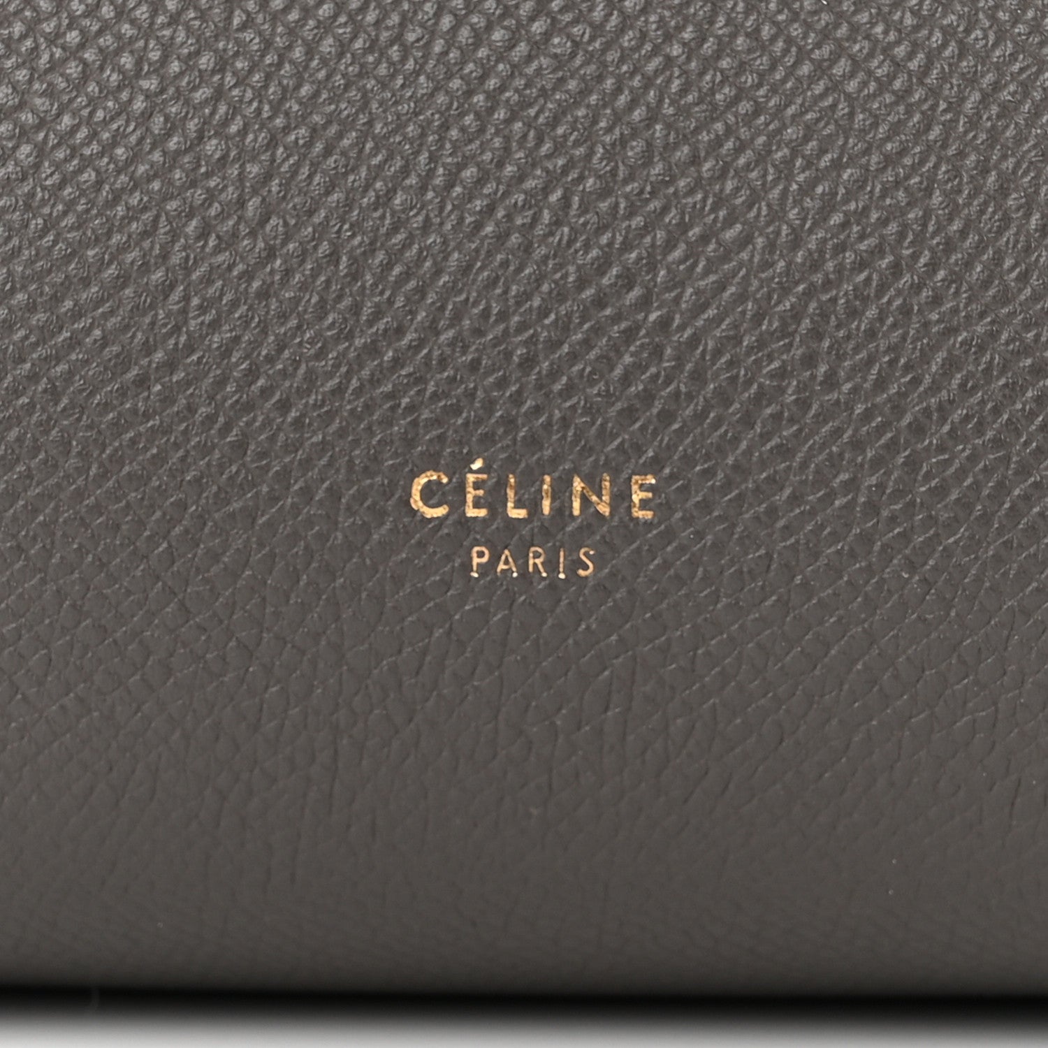 Celine Grained Calfskin Micro Belt Bag Grey 6 of 12