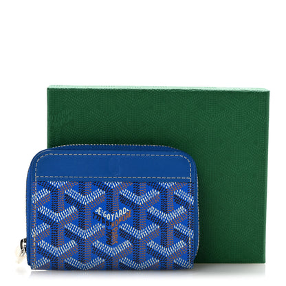 Goyard Goyardine Matignon PM Wallet Blue 9 of 9