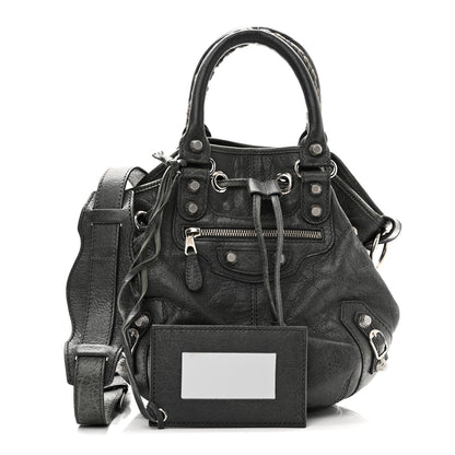 Balenciaga Agneau Giant 12 Silver Hardware Mini Pompon Gris Fossile 3 of 11