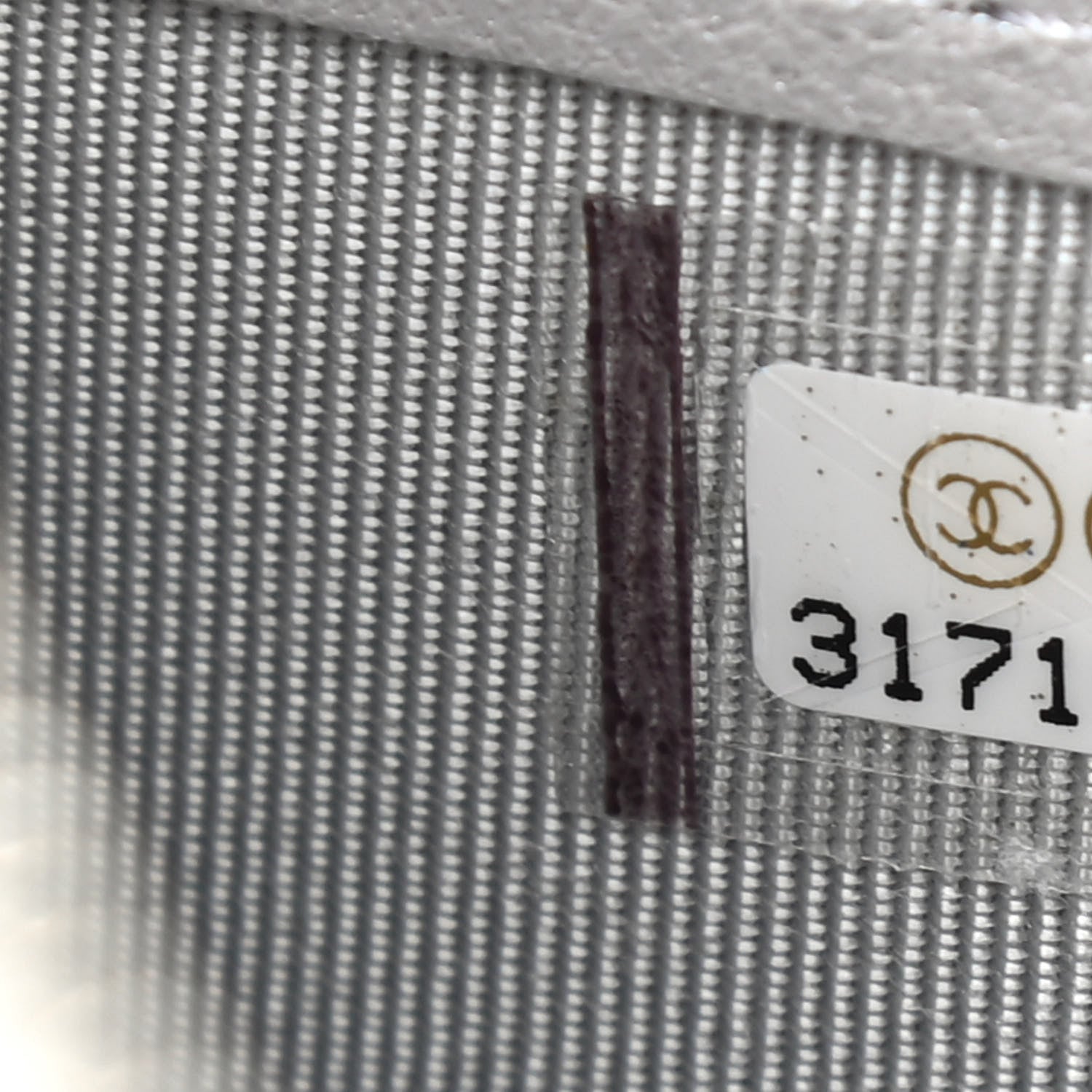 Chanel Metallic Caviar Quilted Large Gusset Zip Around Wallet Silver 8 of 9