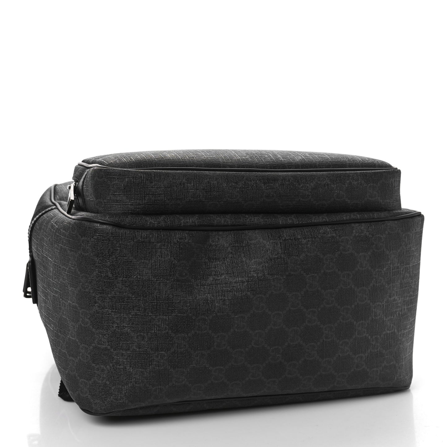 GG Supreme Monogram Medium Day Backpack Grey Black